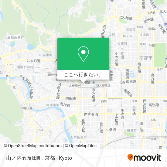 山ノ内五反田町地図