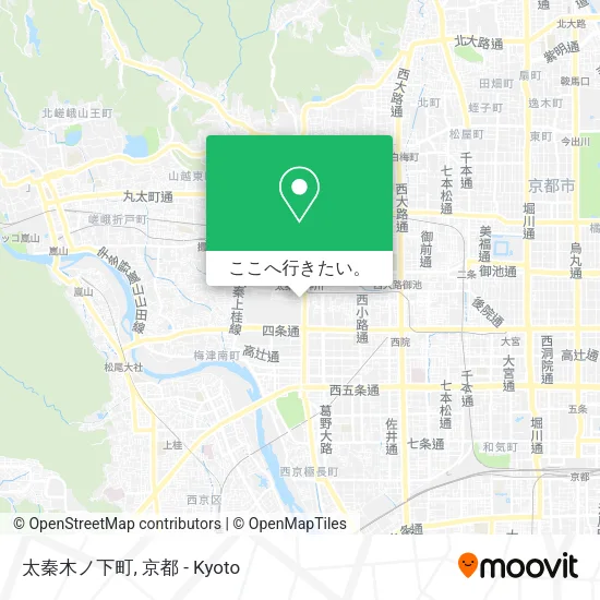 太秦木ノ下町地図