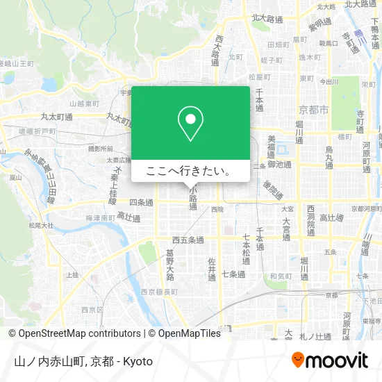 山ノ内赤山町地図