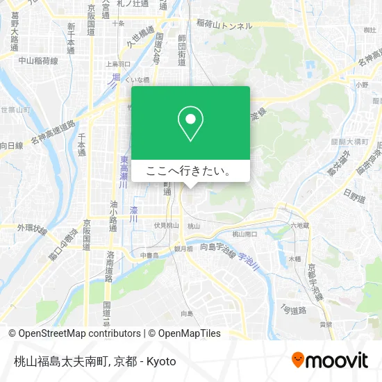 桃山福島太夫南町地図