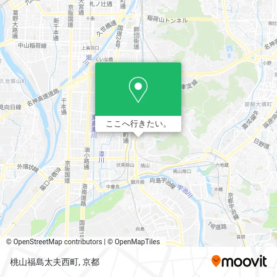 桃山福島太夫西町地図