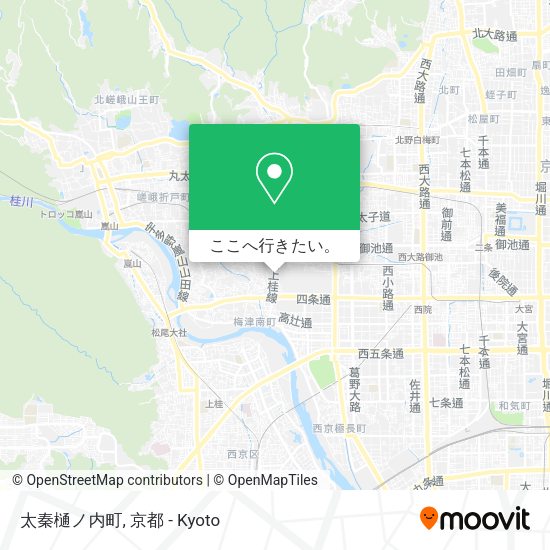 太秦樋ノ内町地図