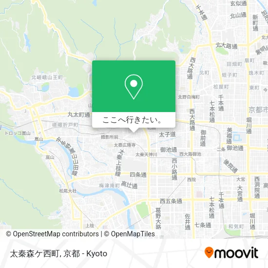 太秦森ケ西町地図