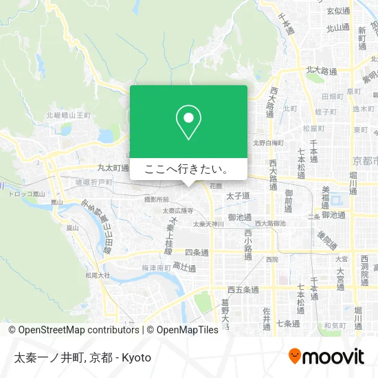 太秦一ノ井町地図