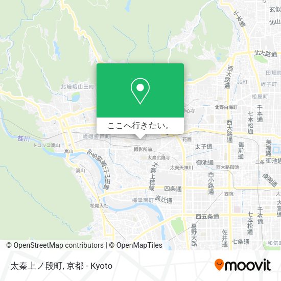 太秦上ノ段町地図