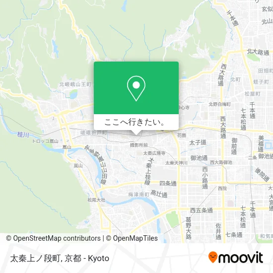 太秦上ノ段町地図