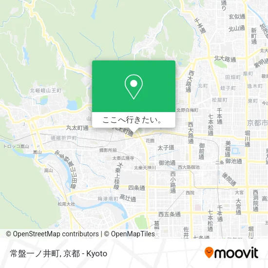 常盤一ノ井町地図