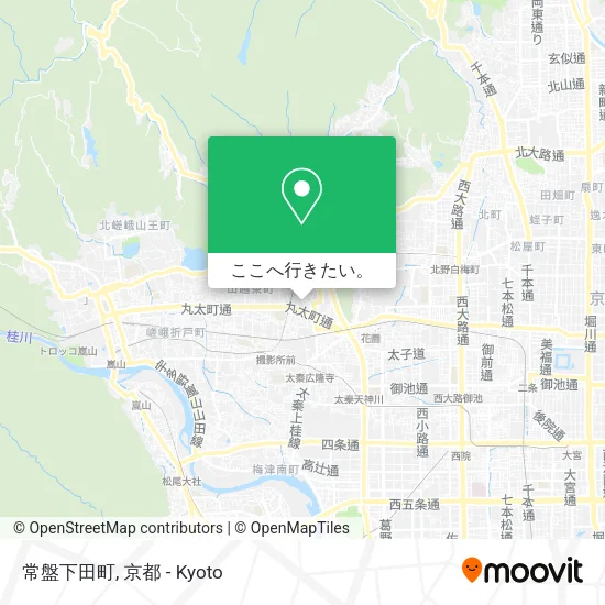 常盤下田町地図