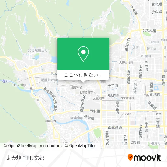 太秦蜂岡町地図