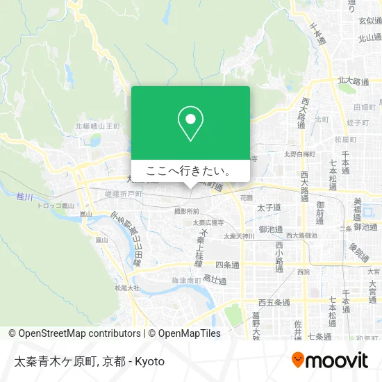 太秦青木ケ原町地図