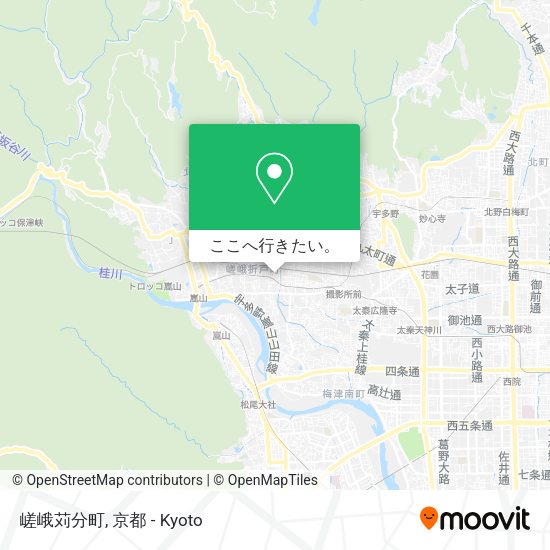 嵯峨苅分町地図