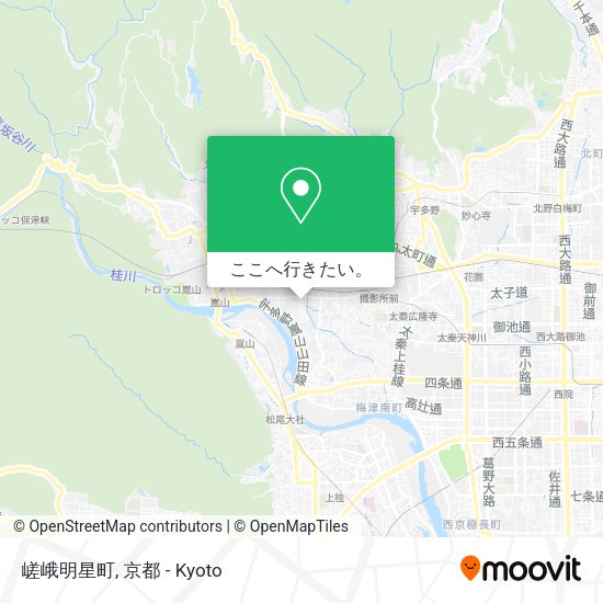 嵯峨明星町地図