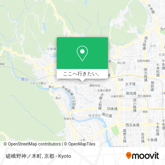 嵯峨野神ノ木町地図
