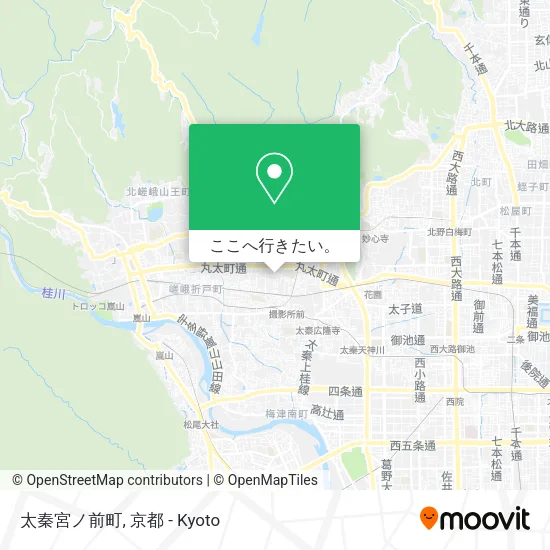 太秦宮ノ前町地図