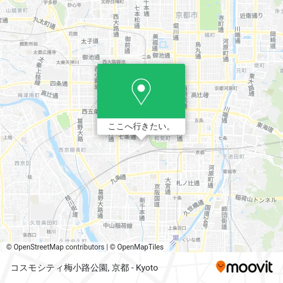 コスモシティ梅小路公園地図