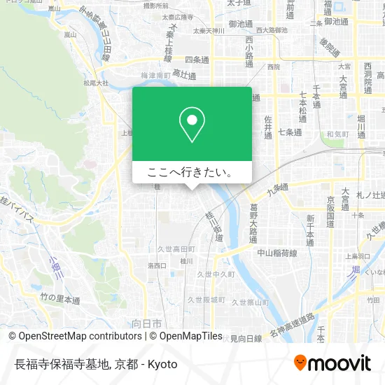長福寺保福寺墓地地図