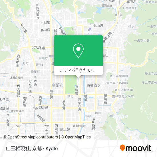 山王権現社地図