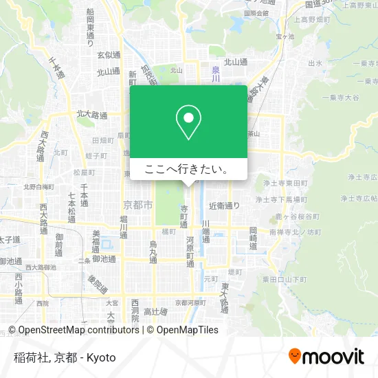 稲荷社地図