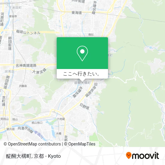 醍醐大構町地図