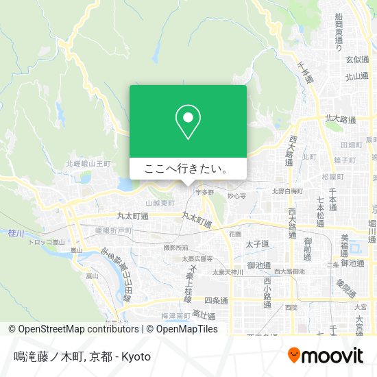 鳴滝藤ノ木町地図
