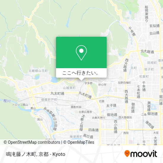 鳴滝藤ノ木町地図