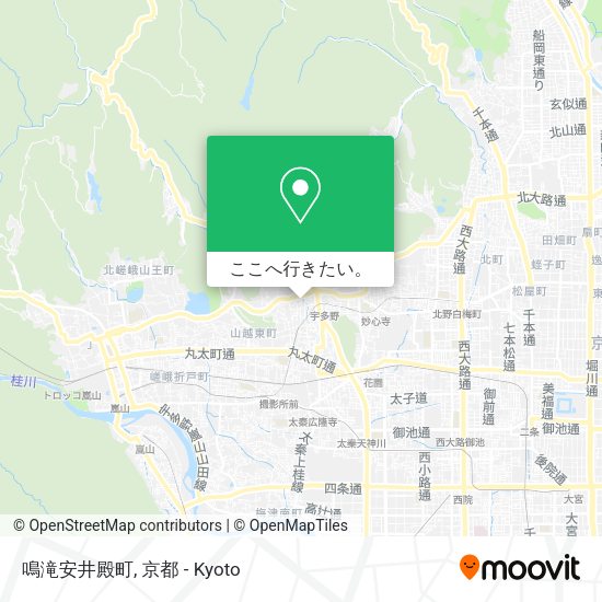 鳴滝安井殿町地図