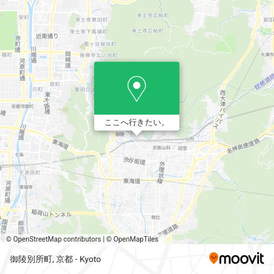 御陵別所町地図