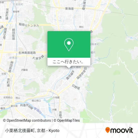 小栗栖北後藤町地図