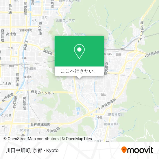 川田中畑町地図