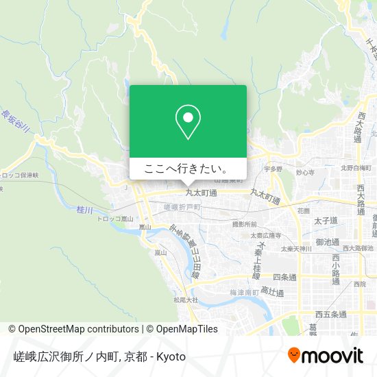 嵯峨広沢御所ノ内町地図