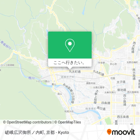 嵯峨広沢御所ノ内町地図