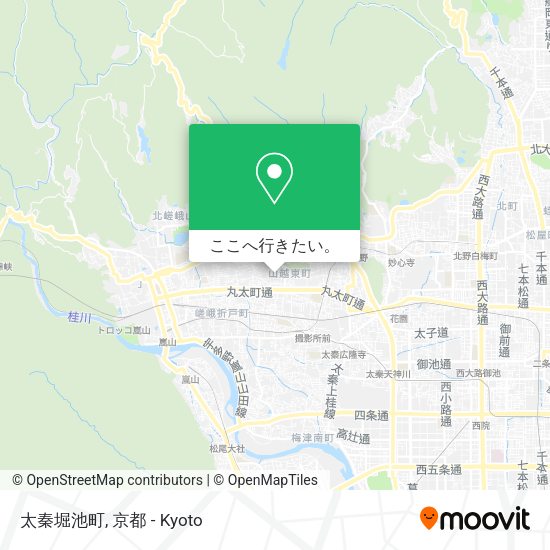 太秦堀池町地図