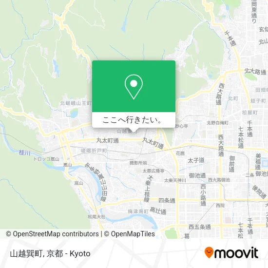 山越巽町地図