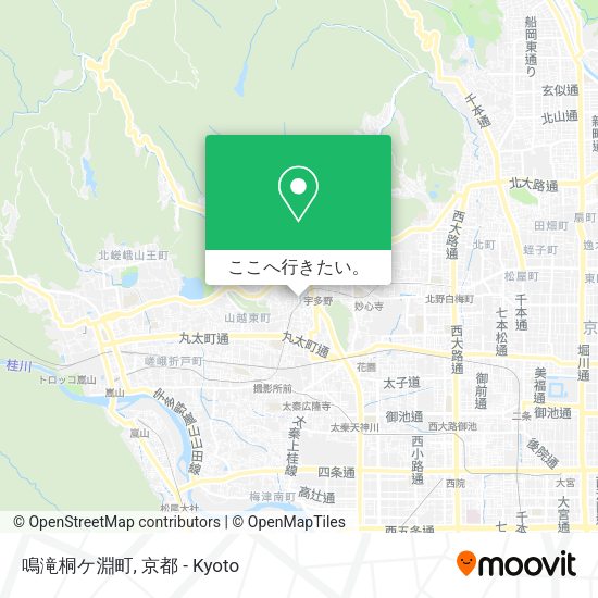 鳴滝桐ケ淵町地図