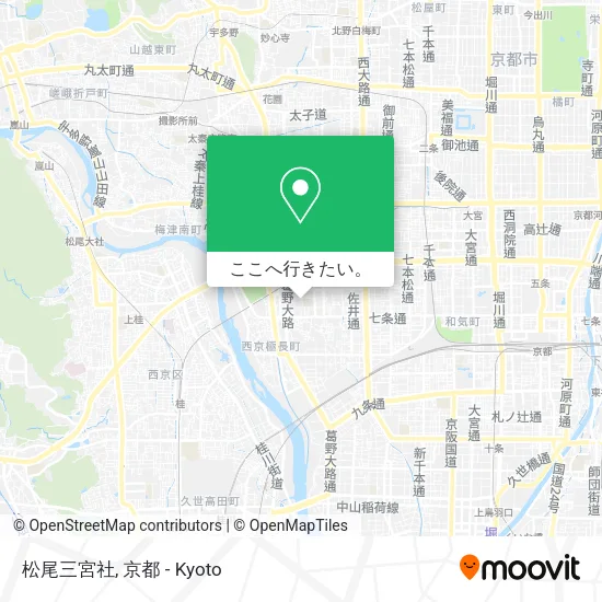 松尾三宮社地図