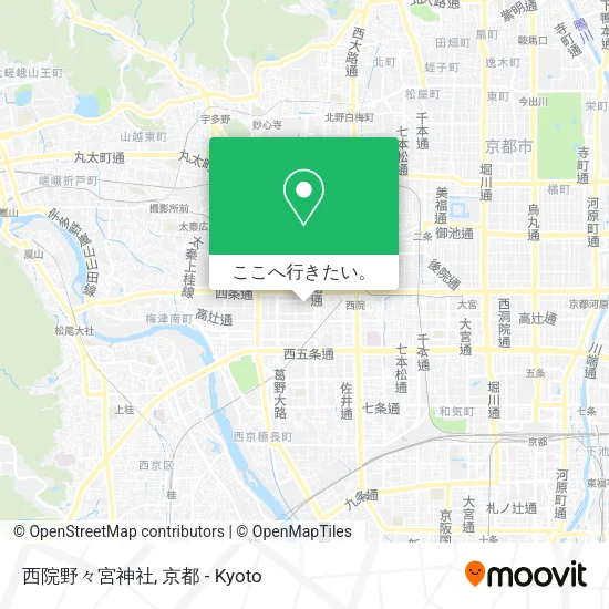 西院野々宮神社地図