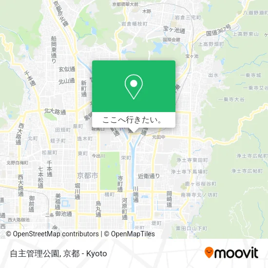 自主管理公園地図