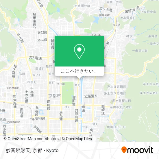妙音辨財天地図