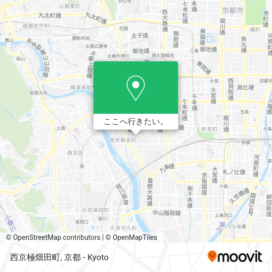 西京極畑田町地図