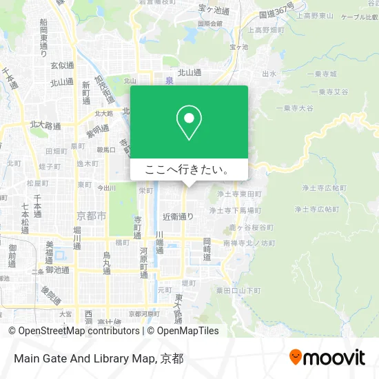 Main Gate And Library Map地図