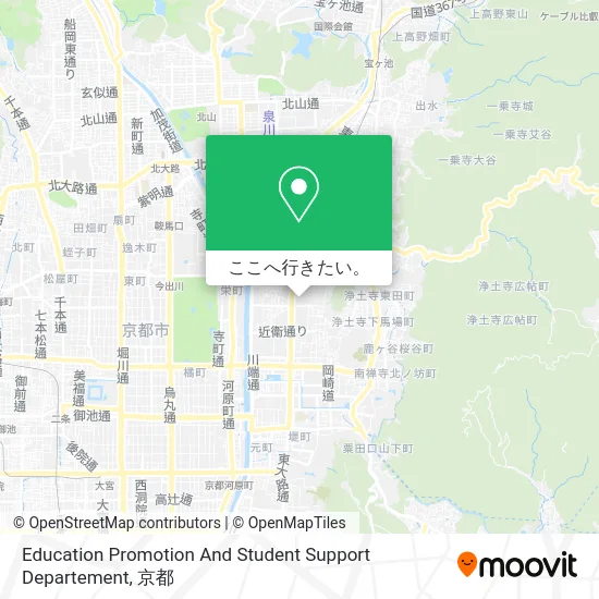 Education Promotion And Student Support Departement地図