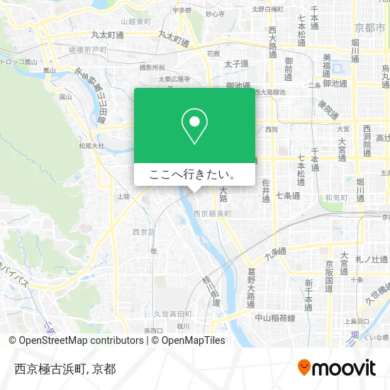 西京極古浜町地図