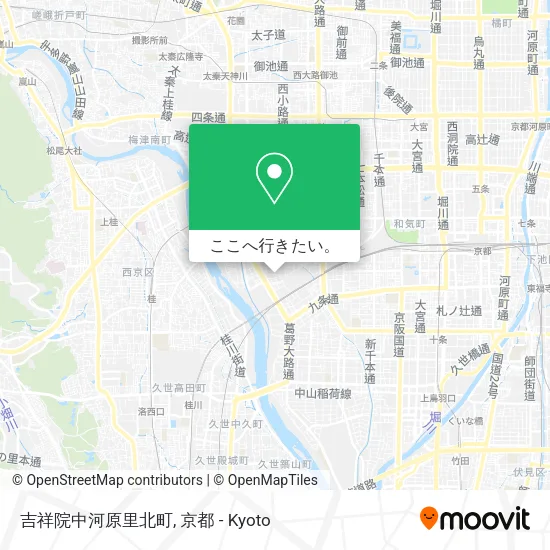 吉祥院中河原里北町地図