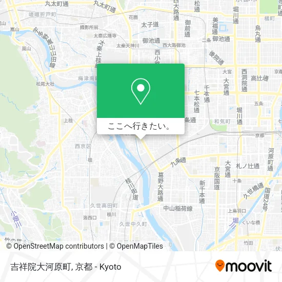 吉祥院大河原町地図