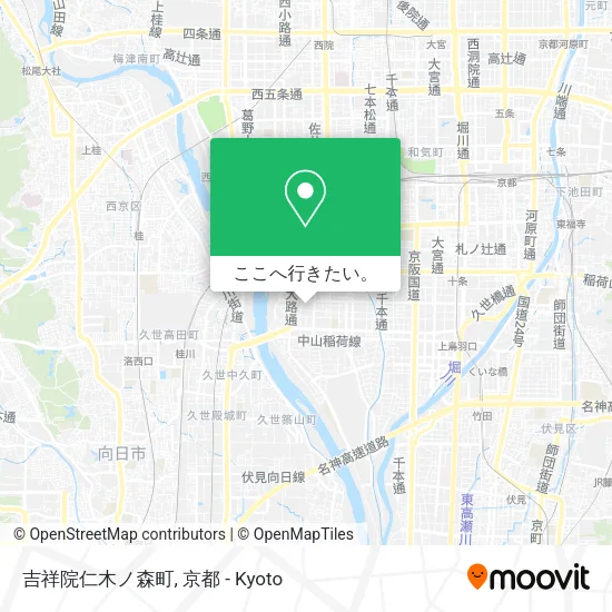 吉祥院仁木ノ森町地図