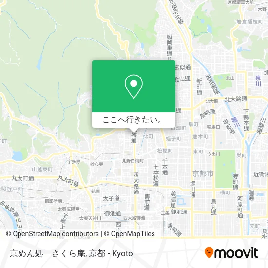 京めん処　さくら庵地図
