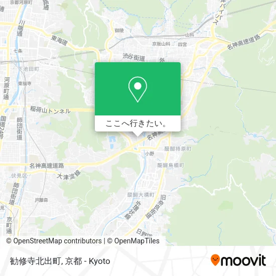 勧修寺北出町地図