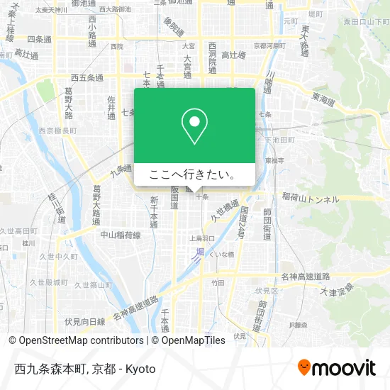 西九条森本町地図
