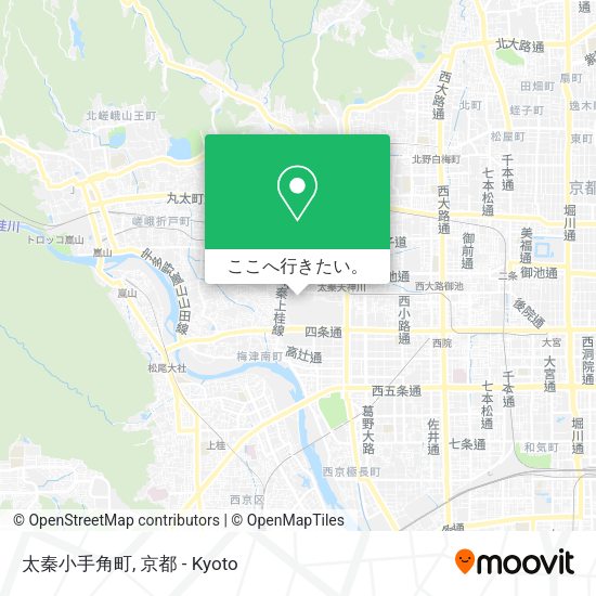 太秦小手角町地図