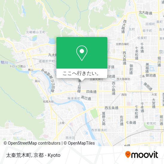 太秦荒木町地図